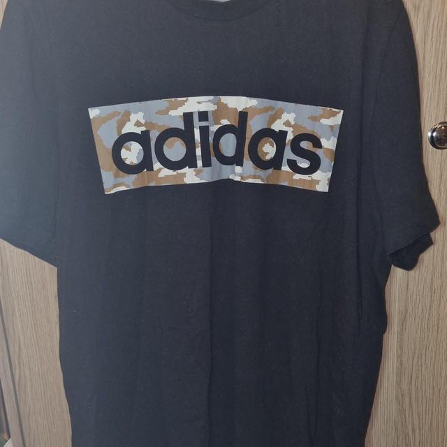 Adidas Men's T-shirt - Black/Brown - XL on Productcaster.