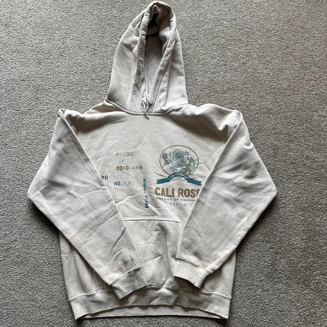 Urban Outfitters Men's Hoodie - Cream/Tan - S on Productcaster.