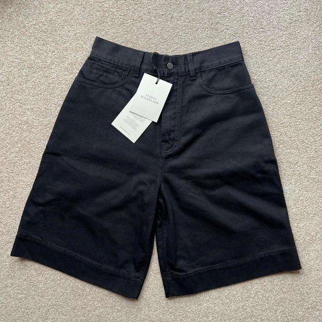 Studio Nicholson Men's Shorts - Black - S on Productcaster.