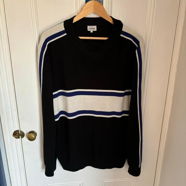 Urban Outfitters Men's Jumper - Black/Navy - L on Productcaster.