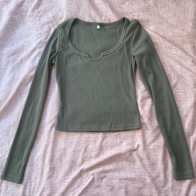 Women's Crop top - Khaki - S on Productcaster.