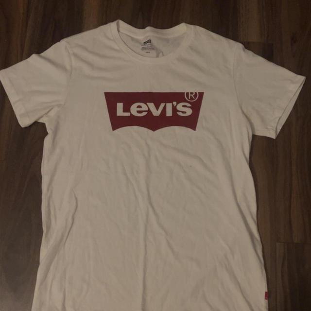 Levi's Men's T-shirt - White - S on Productcaster.