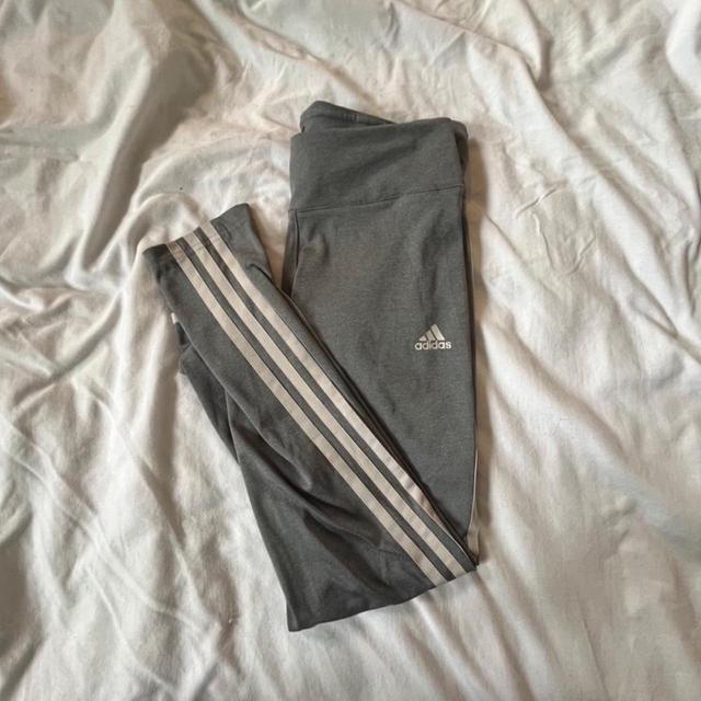 Adidas Women's Leggings - Grey - UK 8 on Productcaster.