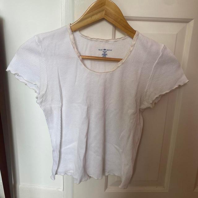 Brandy Melville Women's T-shirt - White - One size on Productcaster.