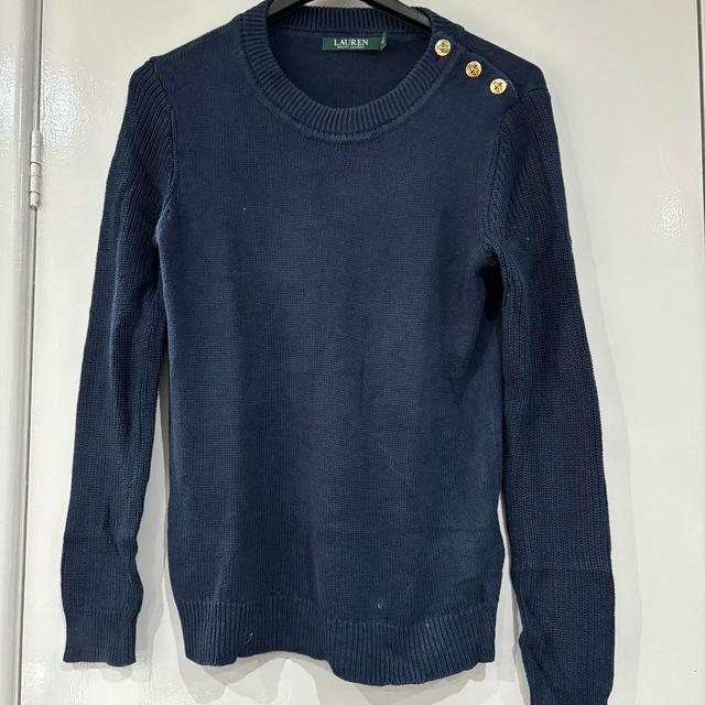 Ralph Lauren Women's Jumper - Navy - XS on Productcaster.