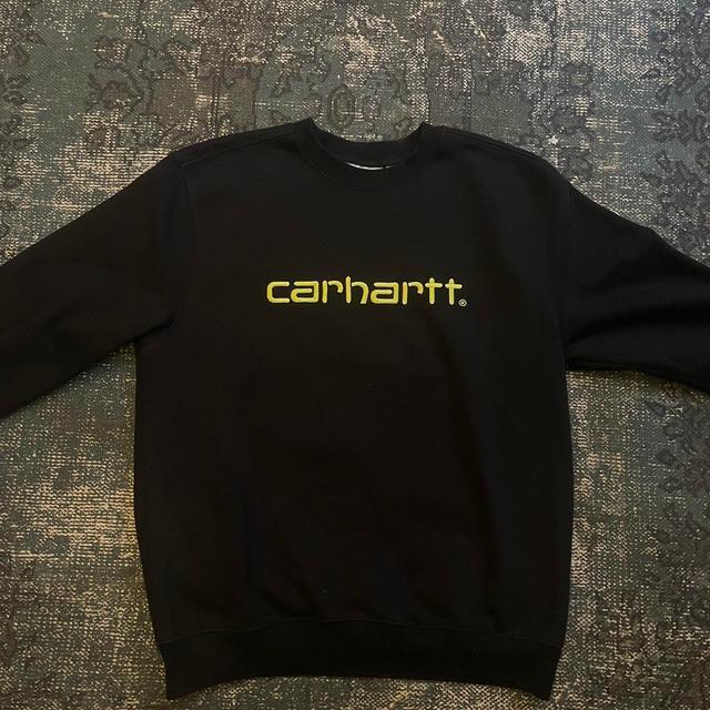 Carhartt Men's Sweatshirt - Black - S on Productcaster.