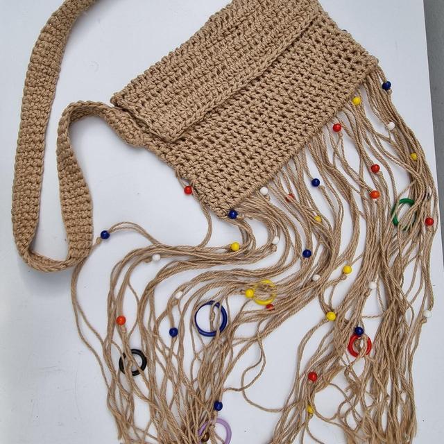 Vintage Women's Bag - Cream/Multi on Productcaster.