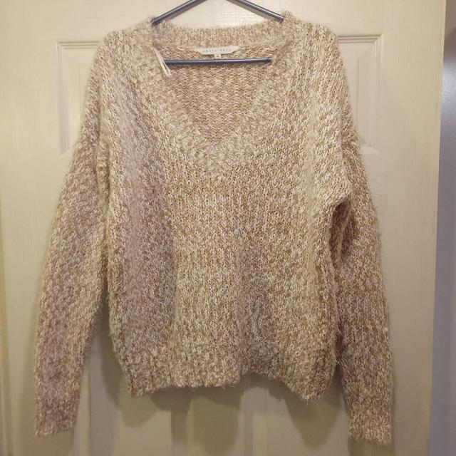 Women's Jumper - Tan/Cream - XL on Productcaster.