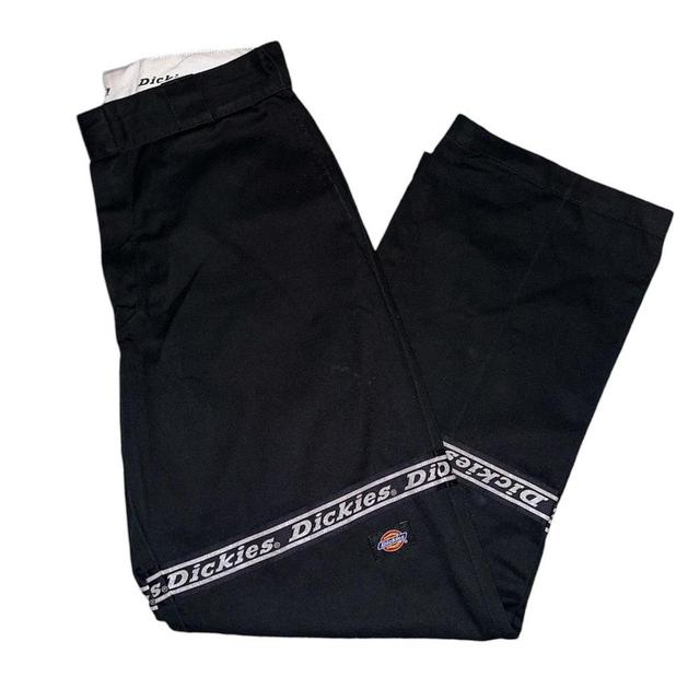 Dickies Men's Wide leg Trousers - Black - 30" on Productcaster.