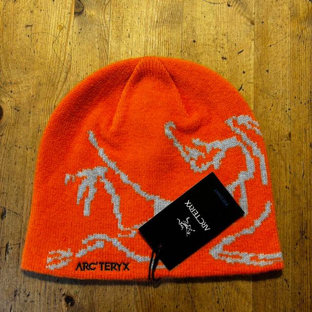 Arc'teryx Men's Beanies - Grey/Orange on Productcaster.