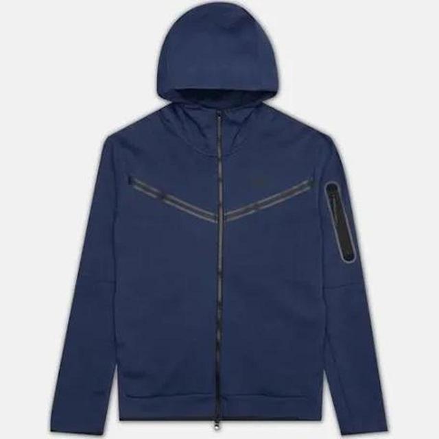 Nike Men's Hoodie - Navy/Blue - M on Productcaster.