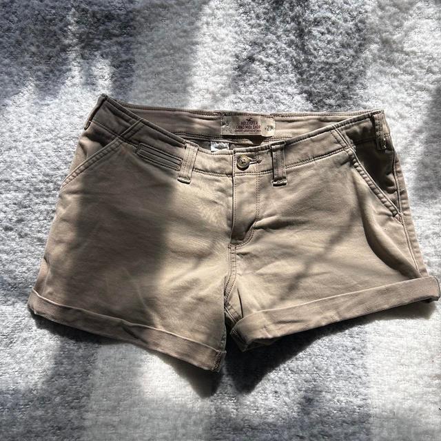 Hollister Co. Women's Shorts - Tan - UK 26 on Productcaster.