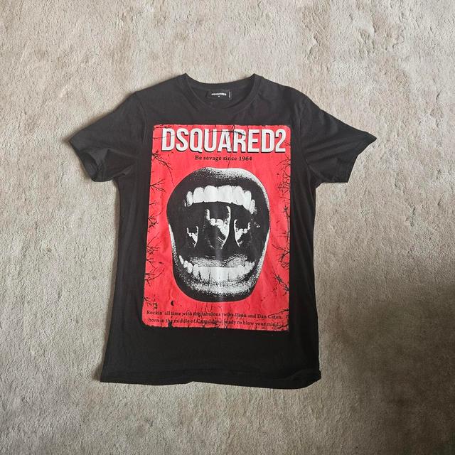 Dsquared2 Men's T-shirt - Black - M on Productcaster.