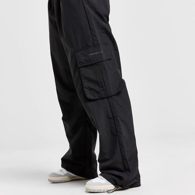 Pink Soda Women's Cargo Trousers - Black - UK 6 on Productcaster.