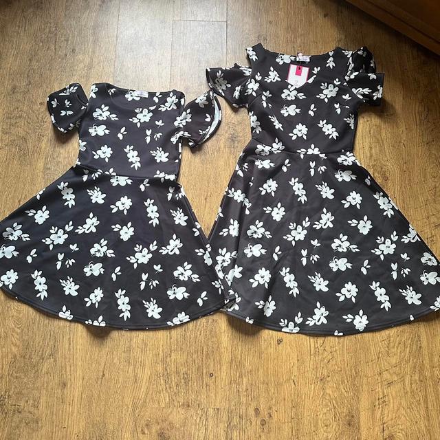 Want That Trend Kids' Babydoll Dress - Black/White - 7 years on Productcaster.