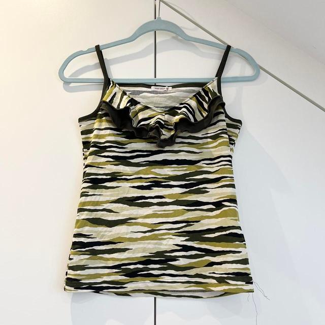 Vintage Women's Vest - Green/Black - S on Productcaster.