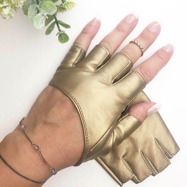 Women's Gloves - Gold on Productcaster.