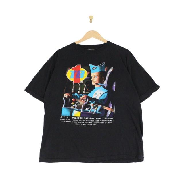 Vintage Men's T-shirt - Black - L on Productcaster.