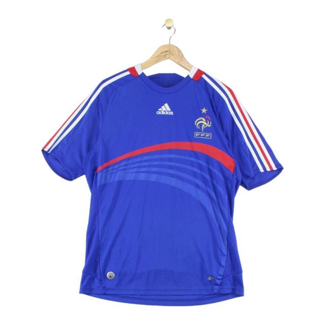 Adidas Men's T-shirt - Blue - S on Productcaster.