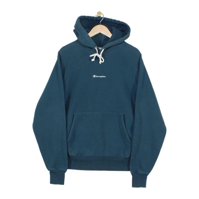 Champion Men's Sweatshirt - Blue - M on Productcaster.