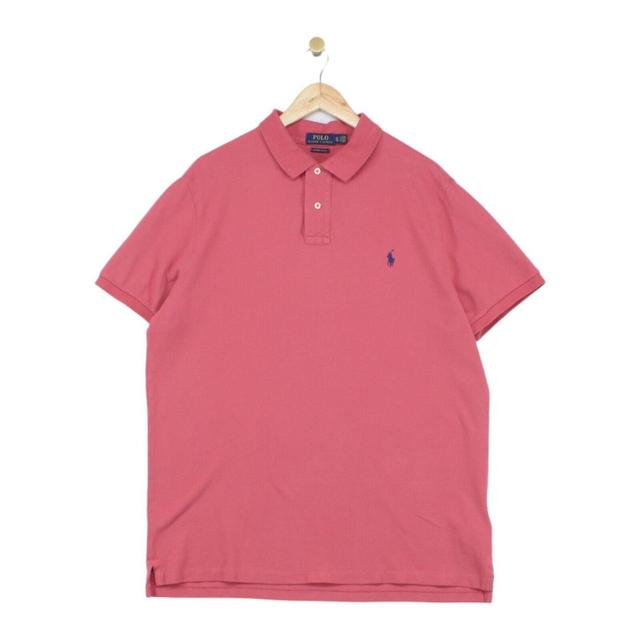 Polo Ralph Lauren Men's Polo shirt - Pink - XL on Productcaster.