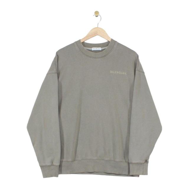 Balenciaga Men's Sweatshirt - Green - L on Productcaster.