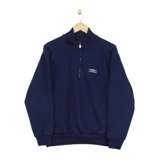 Umbro Men's Sweatshirt - Blue - S on Productcaster.