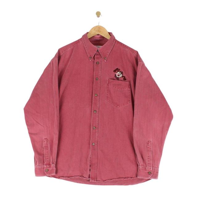 Vintage Men's Shirt - Red - XL on Productcaster.