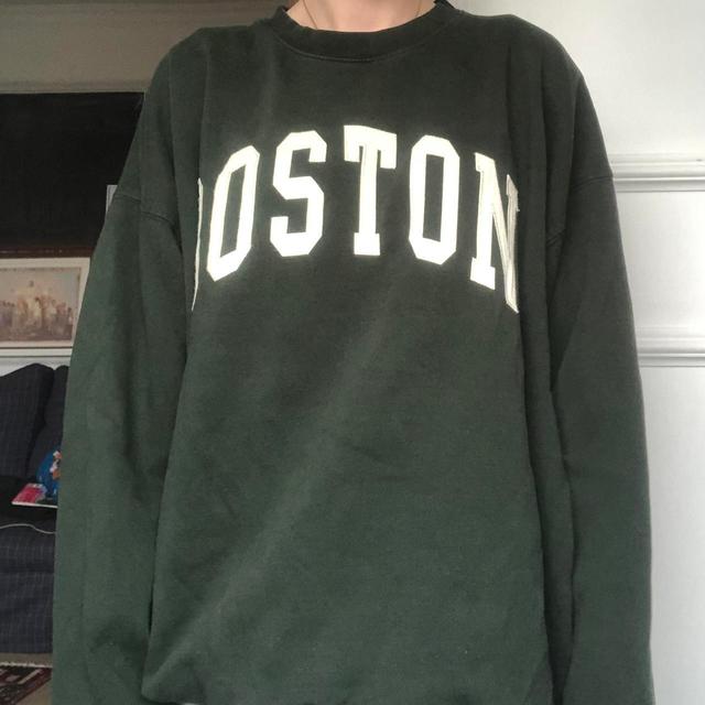 Brandy Melville Women's Sweatshirt - Green - 10 on Productcaster.