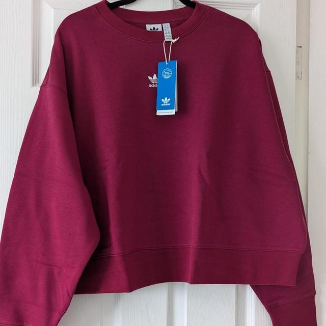 Adidas Originals Women's Sweatshirt - Burgundy - 20 on Productcaster.