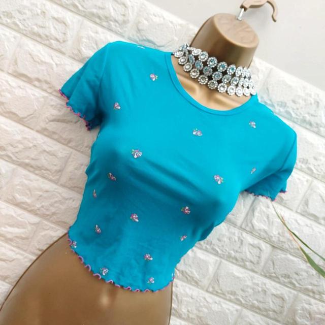 Women's Crop top - Blue - 10 on Productcaster.