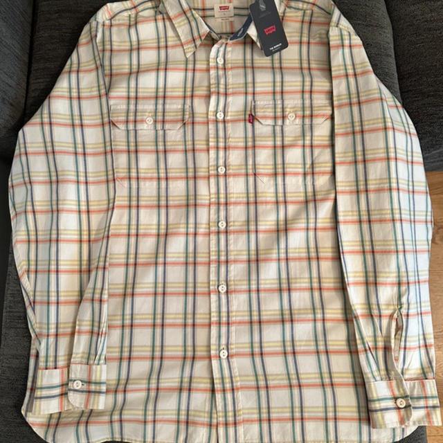 Levi's Men's Shirt - Cream - L on Productcaster.