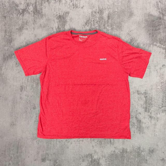 Reebok Men's T-shirt - Red - L on Productcaster.