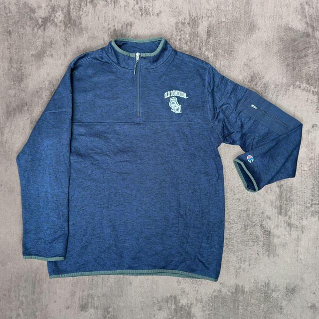 Champion Men's Jumper - Blue/Navy - L on Productcaster.