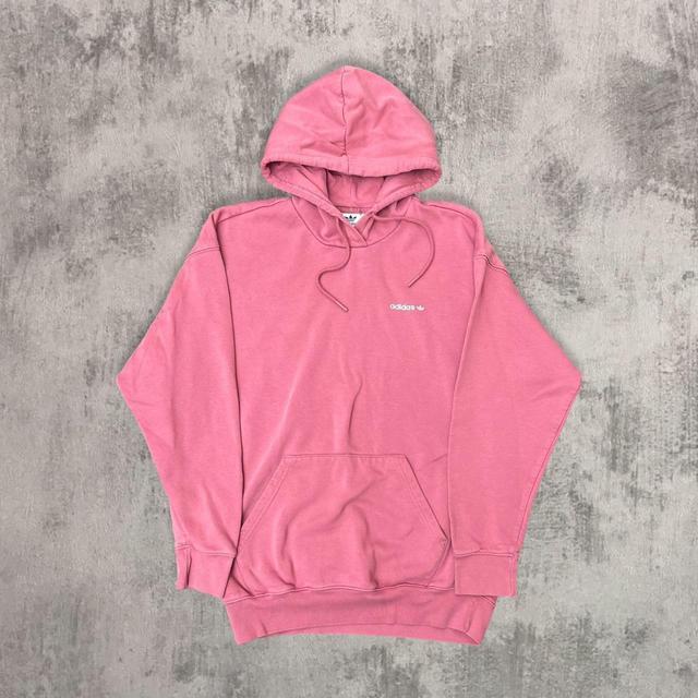 Adidas Women's Hoodie - Pink - M on Productcaster.