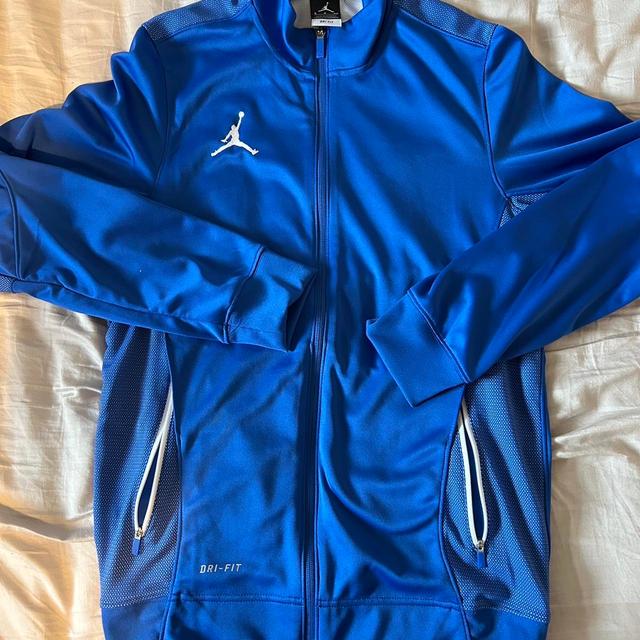 Jordan Men's Jacket - Blue/White - M on Productcaster.