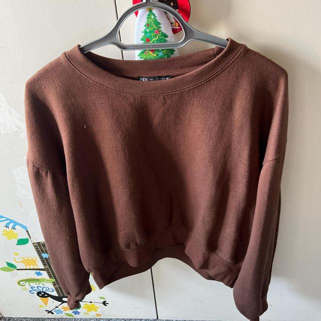 Zara Women's Jumper - Brown - L on Productcaster.