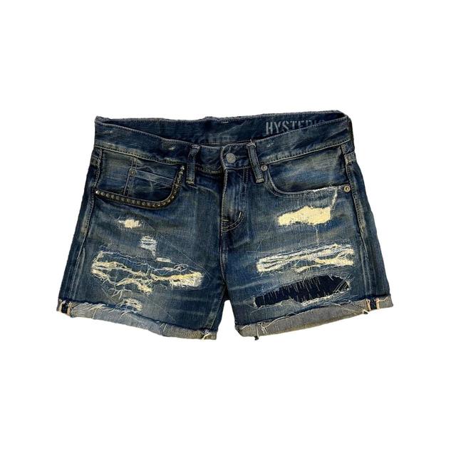 Hysteric Glamour Women's Shorts - Blue - UK 6 on Productcaster.