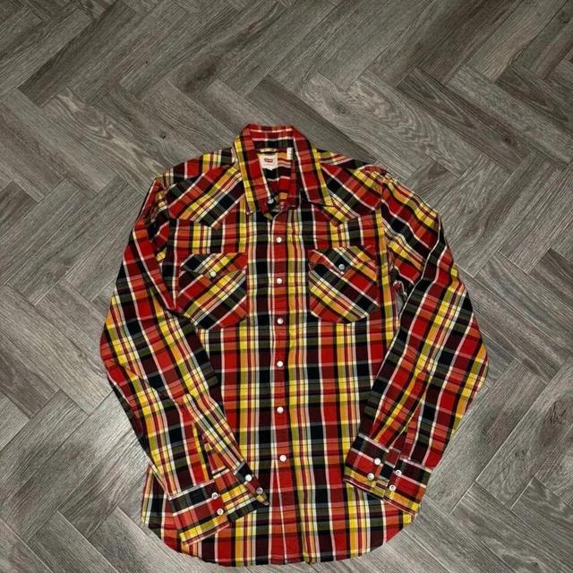 Levi's Men's Shirt - Red - S on Productcaster.