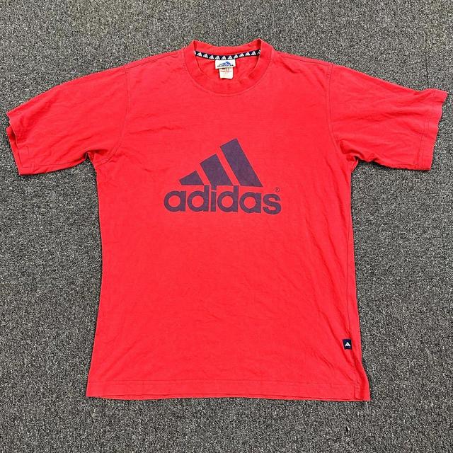 Adidas Men's T-shirt - Red - M on Productcaster.