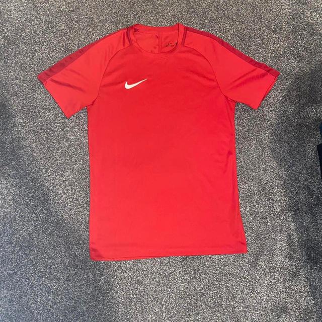 Nike Men's T-shirt - Red - S on Productcaster.