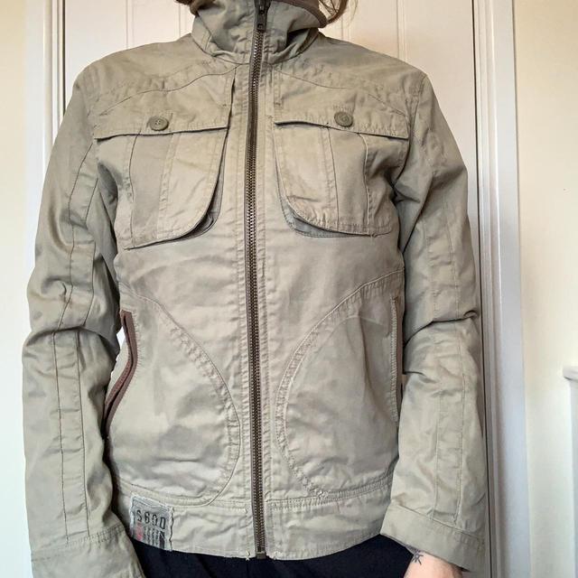 Women's Jacket - Khaki - M on Productcaster.