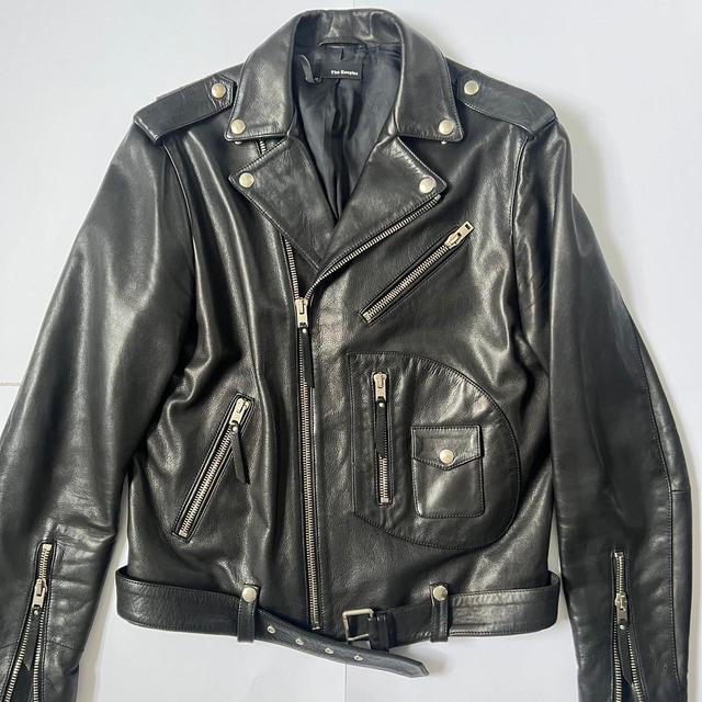 The Kooples Men's Leather Jacket - Black - M on Productcaster.