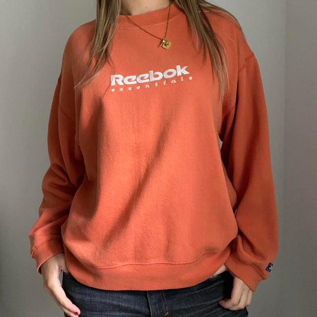 Reebok Women's Sweatshirt - Orange - 14 on Productcaster.