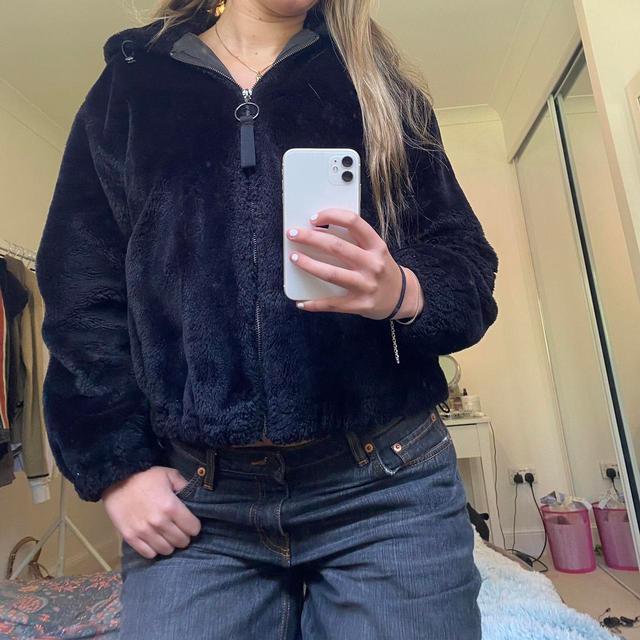 Bershka Women's Bomber Jacket - Black - S on Productcaster.