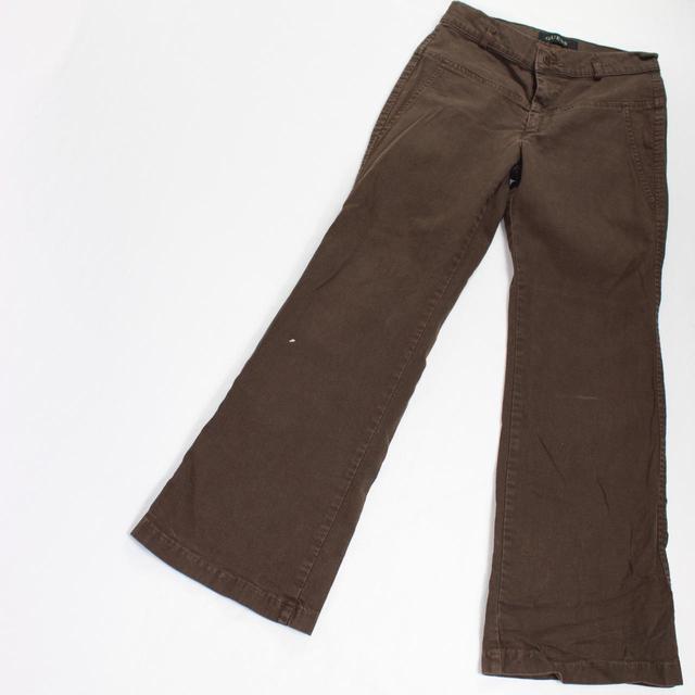 Guess Women's Flare Bleached Trousers - Brown - S on Productcaster.