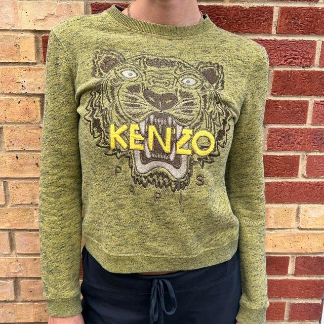 Kenzo Men's Sweatshirt - Green - S on Productcaster.