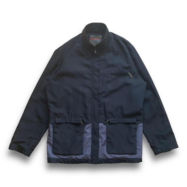 Prada Men's Jacket - Black/Grey - L on Productcaster.