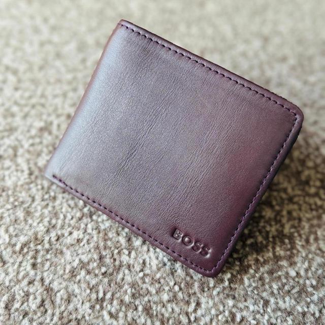 BOSS Men's Wallets - Burgundy on Productcaster.