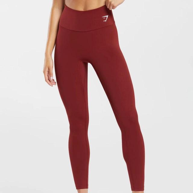 Gymshark Women's Leggings - Burgundy - UK 10 on Productcaster.